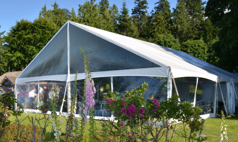 Jumbo Track Tent Black And White Party Rentals 